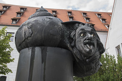 Einstein-Brunnen in Ulm
